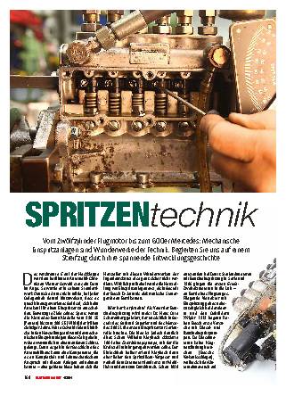 Mechanische Einspritzanlagen: die Historie