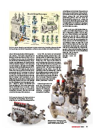 Mechanische Einspritzanlagen: die Historie