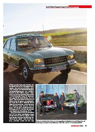 Duell Citroën DS gegen Peugeot 504