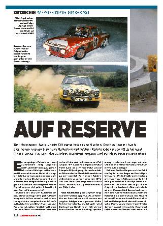 Rallye in Zeiten der Ölkrise