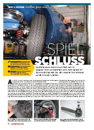 Lenkspiel beseitigen