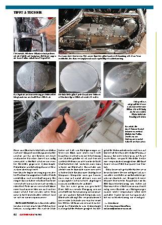 Poliertes Aluminium versiegeln