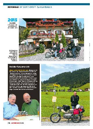 Mit der Florett zum Gardasee