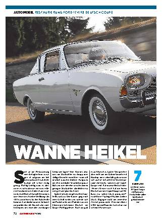 Restaurierung Ford 17M P3 Deutsch Coupé