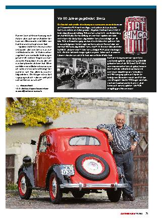 Simca Cinq Restauriert