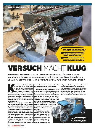 Vorkriegsmotor überholen