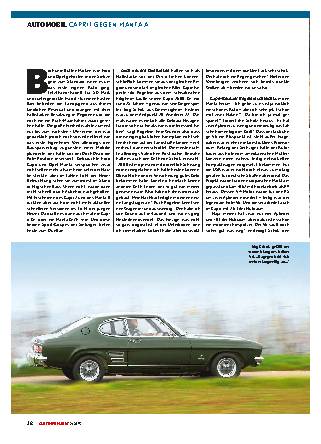 Capri 1 gegen Manta A