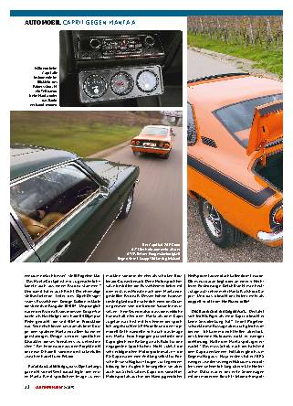 Capri 1 gegen Manta A