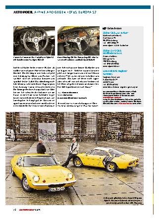 Alpine A110 gegen Lotus Europa S2