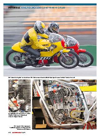 Hans Poljack und seine Yamaha SR 500