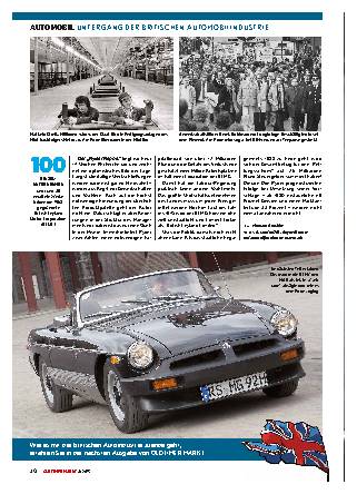Untergang der britischen Automobilindustrie