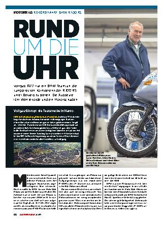 Rekordfahrt BMW R 100 RS