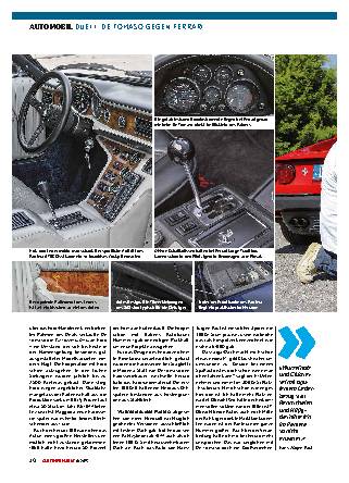 Duell: De Tomaso gegen Ferrari