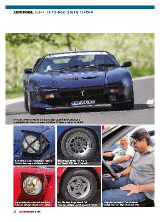 Duell: De Tomaso gegen Ferrari