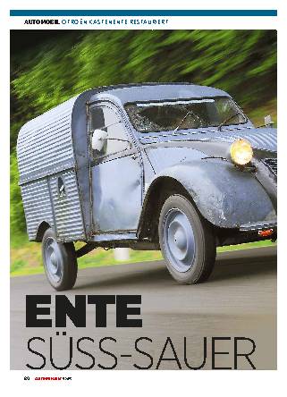 Citroën Kastenente restaurieren