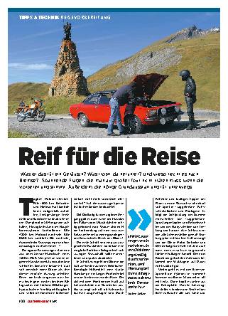 Reisevorbereitung
