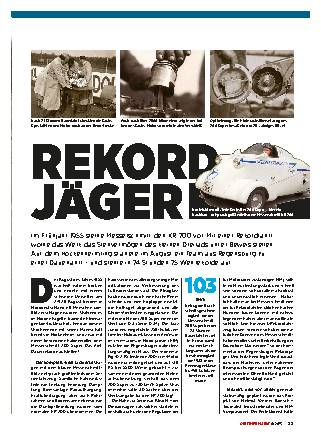 60 Jahre Karo-Rekorde