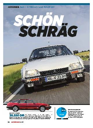 Duell: Citroën CX und Rover SD 1