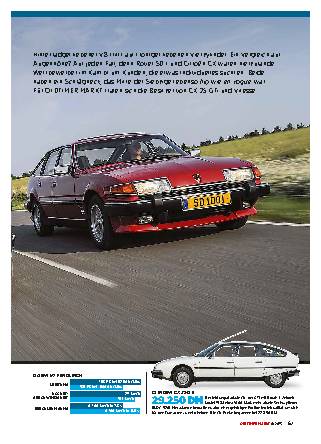 Duell: Citroën CX und Rover SD 1
