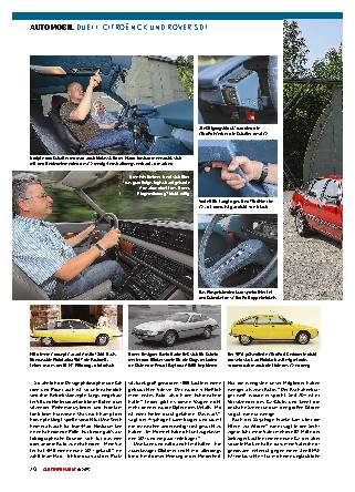 Duell: Citroën CX und Rover SD 1