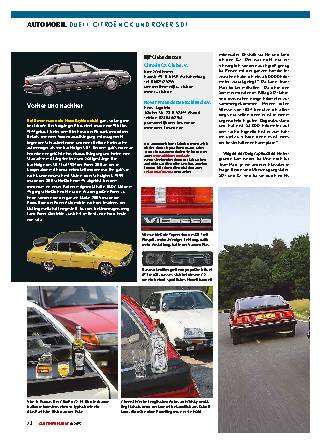 Duell: Citroën CX und Rover SD 1