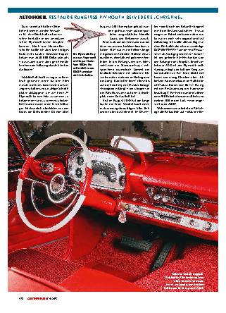 Restaurierung 1958 Plymouth Belvedere - Christine