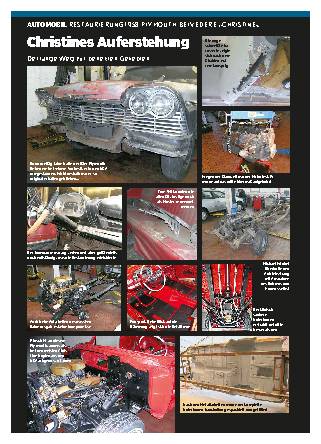 Restaurierung 1958 Plymouth Belvedere - Christine