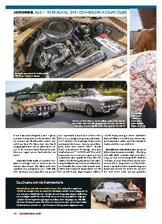 Duell: Ford 26m vs. Opel Commodore A Coupé 2500S