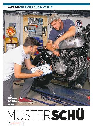 Café Racer als Prüfungsarbeit