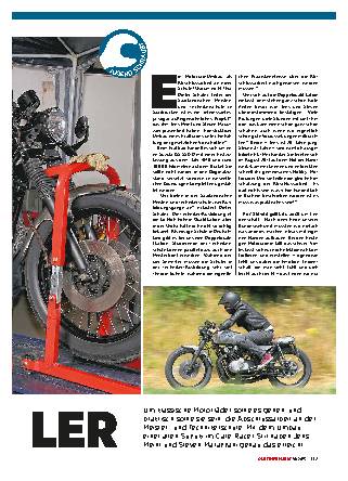 Café Racer als Prüfungsarbeit