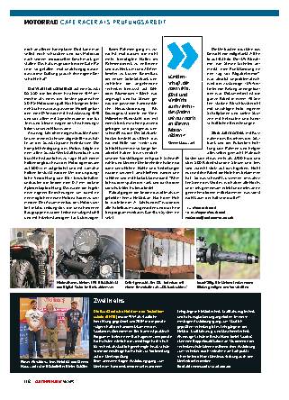 Café Racer als Prüfungsarbeit