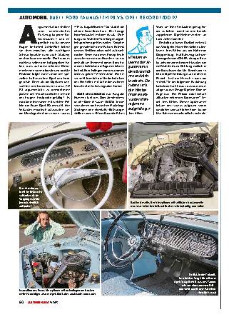 Duell Ford Taunus 17M P3 vs. Opel Rekord 1700 P2