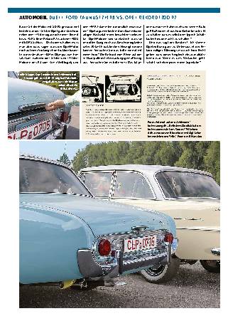 Duell Ford Taunus 17M P3 vs. Opel Rekord 1700 P2