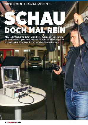 Zehn Jahre Hohlraumschutz mit Fett