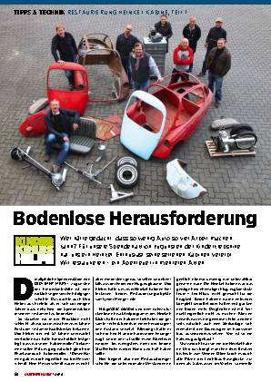 Restaurierung Heinkel Kabine, Teil 1
