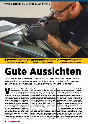 Glaskratzer auspolieren