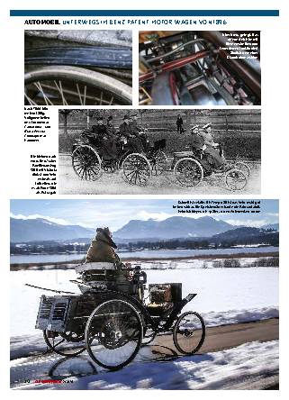 Unterwegs im Benz Patent-Motor-Wagen von 1896