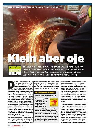 Restaurierung Heinkel Kabine, Teil 2