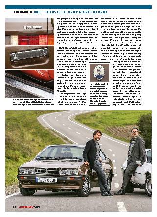 Duell: Lotus Éclat und Maserati Biturbo