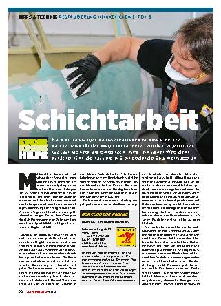 Restaurierung Heinkel Kabine, Teil 3