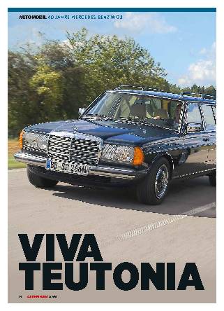 40 Jahre Mercedes Benz W123