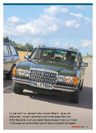 40 Jahre Mercedes Benz W123
