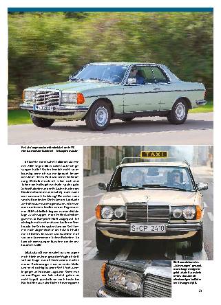 40 Jahre Mercedes Benz W123