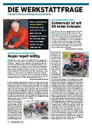 Die Werkstattfrage
