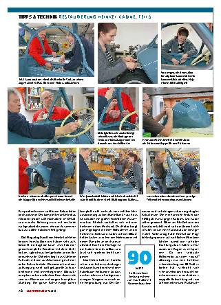 Restaurierung Heinkel-Kabine, Teil 5