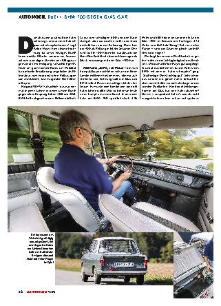 Duell: BMW 700 gegen Glas Isar