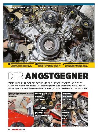 Inspektion beim Ferrari-V8