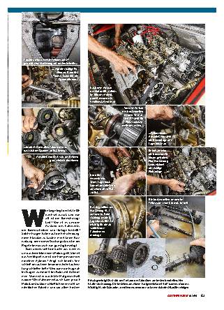Inspektion beim Ferrari-V8