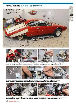 Inspektion beim Ferrari-V8
