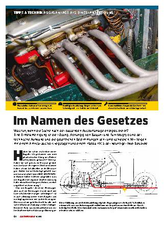 Abgasanlage als Einzelanfertigung
